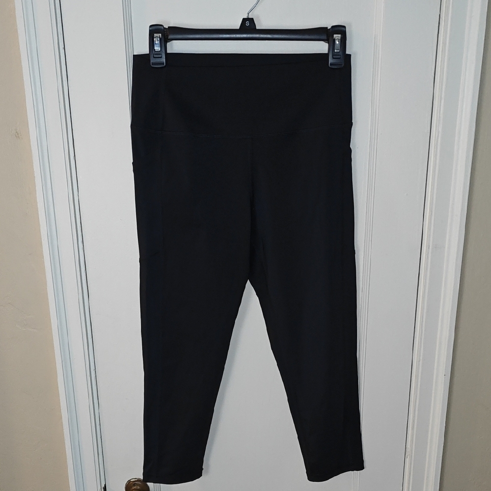 ZYIA Black High-Waisted Leggings